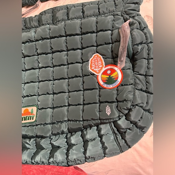 Free People Movement Quilted Patch Carryall Bag. - Picture 6 of 9